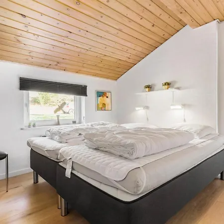 Beach Front Home In Ebeltoft With Sauna *